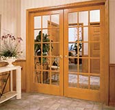 15-Lite Oak French Interior Doors