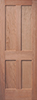 Cherry Veneered 4-Panel Mission Interior Door